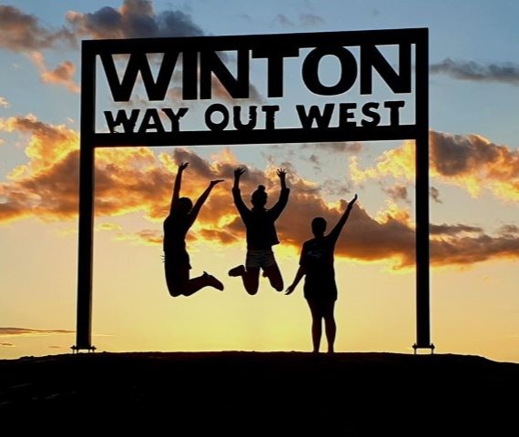 Way Out West Sign